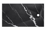 Besco Vexo Marble Black brodzik prostokątny 170 VMB17090P