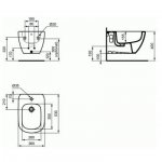 Ideal Standard Tesi bidet wiszący T457001