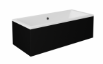 Besco Quadro obudowa do wanny czarny mat OAQ165PKC