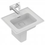 Ideal Standard Strada II Umywalka wisząca lub meblowa 54x46 cm z otworem na baterię, biała T363201