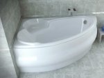 Besco Finezja Nova wanna asymetryczna 155 Lewa WAF155NL