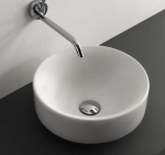 KERASAN NOLITA UMYWALKA NABLATOWA/ WPUSZCZANA W BLAT BIANCO MATT 45cm 355730