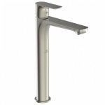 Ideal Standard Connect Air Bateria umywalkowa wysoka bez korka srebro szczotkowane połysk A7027GN