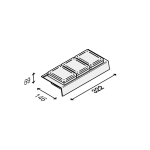Elita ORGANIZER MODUŁOWY S35 ANTHRACITE MATT 167348