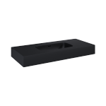 Elita UMYWALKA DIMPLE 100 ścienna MARMUR BLACK MATT 168863 / RE041000027160