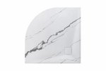 Besco Vexo Marble brodzik półokrągły 90 VM9090P