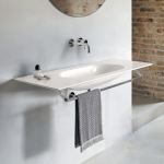 Catalano SFERA umywalka ścienna 75x50cm z kompletem mocowań szary mat 175HZCS/0520760023