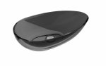 Besco Neya Carbon Grey umywalka nablatowa + syfon chrom UMN60CGC