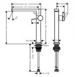 Hansgrohe Tecturis E Jednouchwytowa bateria umywalkowa 240 Fine CoolStart EcoSmart+ bez kompletu odpływowego Biały Matowy 73070700