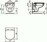 Ideal Standard Tempo deska sedesowa T679801