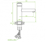 Laveo VOLUMO bateria umywalkowa BAV722D