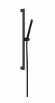 Hansgrohe Pulsify S Zestaw prysznicowy 100 1jet EcoSmart z drążkiem 65 cm czarny mat 24372670