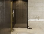 Besco Eco-n Gold Kabina prysznicowa walk-in 100x195 ENG100195C
