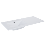 Elita UMYWALKA SKAPPA 100 BEZ OTWORU LEWA (60+40) CERAMICZNA WHITE 146036/RE041001068060