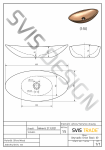 S.V.I.S. Design UMYWALKA 60 CM ORION WENGE LAKIER MATOWY NATURALNY