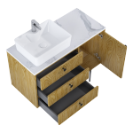 Elita SZAFKA LEGACY 100 3S 1D L DĄB NATURALNY FORNIR PDW 168909