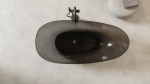 Besco Xara Carbon Grey wanna wolnostojąca 160 maskownica biała WAX160CGW