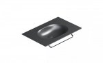 Catalano Horizon reling do umywalki czarny mat 5P75HZNS