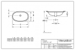 Villeroy & Boch O.novo Umywalka podblatowa z przelewem 600x350x208 mm Weiss Alpin CeramicPlus 416260R1