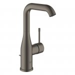 Grohe Essence Bateria umywalkowa z korkiem brushed hard graphite 24174AL1