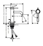 Hansgrohe Tecturis S Jednouchwytowe baterie umywalkowe Biały Matowy 73312700