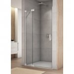 Sanswiss Cadura Drzwi wahadłowe jednoczęściowe ze ścianką stałą w linii 80cm CA31CG0805007