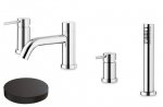 Vema Maira bateria wannowa 4-otworowa czarna V27150/CZAR