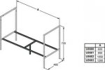 Ideal Standard adapto rama nośna 85 U8601FY