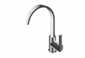 Kohlman Gixs bateria umywalkowa z obrotową wylewką chrom QB150G 