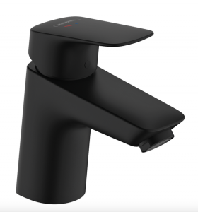Hansgrohe Logis Jednouchwytowa bateria umywalkowa 70 CoolStart bez kompletu odpływowego czarny mat 71073670