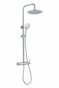 AQG System prysznicowy Wind Blu RD z uchwytem Lile AM, Deszczownica Wind Blu RD Ø 24 21WBR24LIA01