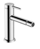 Hansgrohe Tecturis S Jednouchwytowa bateria bidetowa z kompletem odpływowym Czarny Matowy 73201670