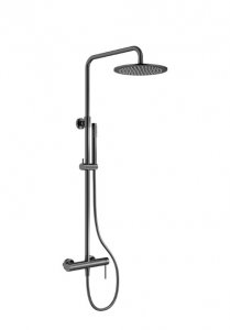 KFA Flint Kolumna prysznicowa z baterią grafit 98334718