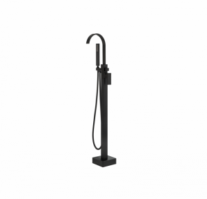 Besco Modern II bateria wannowa wolnostojąca czarna BW-MII-CZ