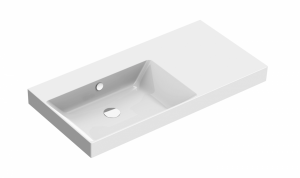 Catalano ZERO umywalka 100x50 komora lewa z/o biały połysk 0121041001