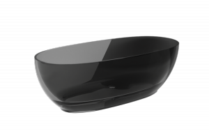 Besco Mexa Carbon Grey wanna wolnostojąca 170 maskownica biała WAM170CGW
