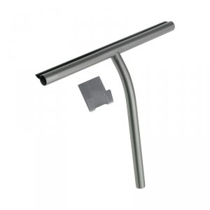 Deante Silia Ściągaczka do wody z wieszakiem titanium ADID31K