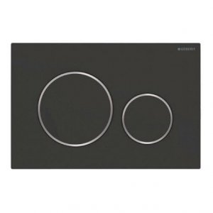 Geberit Sigma20 przycisk spłukujący czarny mat/chrom błyszczący 115.882.14.1