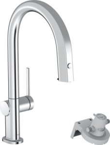 Hansgrohe Aqittura M91 Bateria kuchenna z wyciąganą wylewką z filtrem chrom 76826000