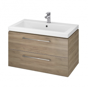 Cersanit LARA COMO Szafka z umywalką 80 cm kolor orzech S801-154-DSM