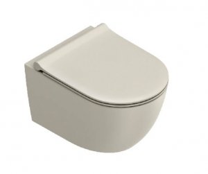 Catalano Sfera Silentech Miska WC wisząca bezrantowa 50 cm piaskowy mat 0511700029