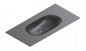 Catalano SFERA 100x50 umywalka prostokątna czarny mat 1100HZNS/0521010022