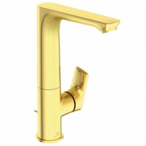 Ideal Standard Connect Air Bateria umywalkowa z korkiem złoto szczotkowane połysk A7020A2