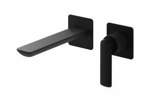 Kohlman Experience BLACK bateria umywalkowa podtynkowa czarny mat QW180EB
