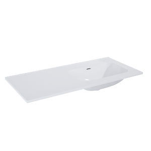 Elita UMYWALKA SKAPPA 100 BEZ OTWORU PRAWA (60+40) CERAMICZNA WHITE 146035/	RE041002068060