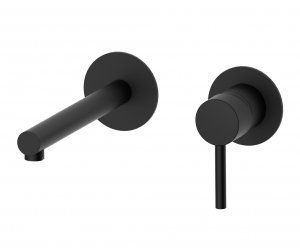 AQG Bateria umywalkowa podtynkowa Stick Mix z wylewką RD, Czarny 01STR160NG