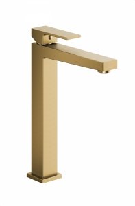 KFA LOGON BRUSHED LIGHT GOLD bateria umywalkowa nablatowa 513261239