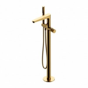 Omnires Contour bateria wannowa wolnostojąca złoty szczotkowany CT8033GLB 24H
