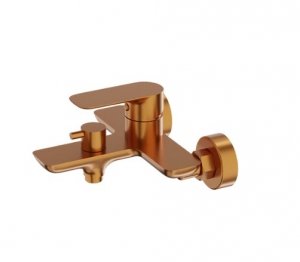 Lavita Bateria wannowo - prysznicowa Spark Brushed Copper 5900378341802