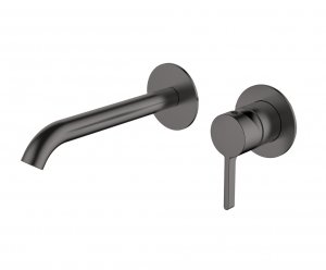 AQG Bateria umywalkowa podtynkowa Urban Flow Gun Metal 01URF160GM